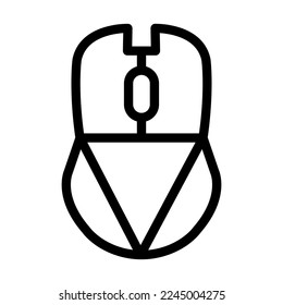 Mouse Vector Line Icon Design