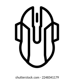 Mouse Vector Line Icon Design