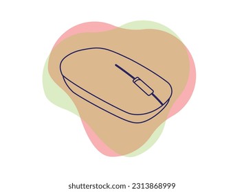 mouse vector png, mouse vector free download, Cursor line icon. Vector symbol in trendy flat style on white background. Click arrow. Mouse icon vector illustration template