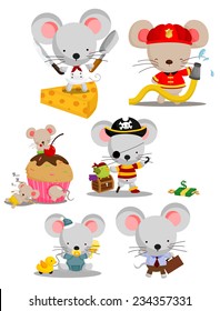 Mouse Vector Set