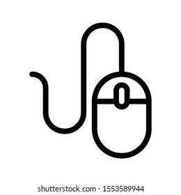 mouse vector thin line icon