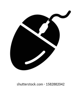 mouse vector thin line  icon 