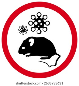 Mouse Virus: Hygiene Control Sign