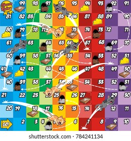 Mouse VS Cat Board Game