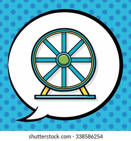 mouse wheel doodle, speech bubble