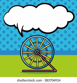 mouse wheel doodle, speech bubble
