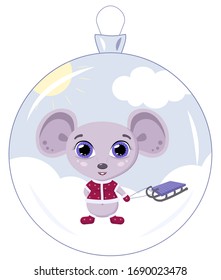 Ratón en entretenimientos de invierno