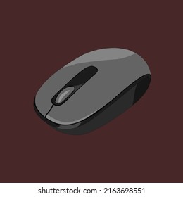 mouse wireless vector art illustration