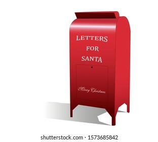 Mouse wrote a letter to Santa. mailbox, letter to the North pole