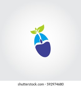 Mouses And Leaves Logo