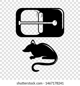 Mousetrap icon. Simple illustration of mousetrap vector icon for web