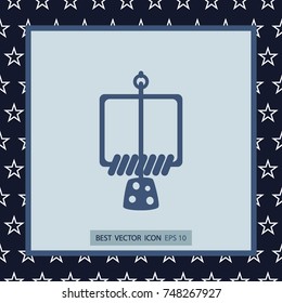 Mousetrap icon, web design element