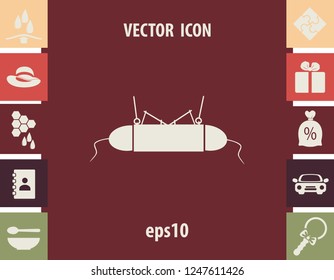 Mousetrap with mouses icon