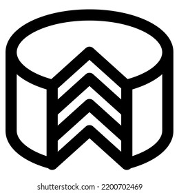 Mousse coated multiple layered torte