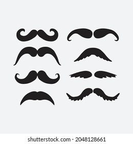 Moustache drawing illustration. Creative deaign.