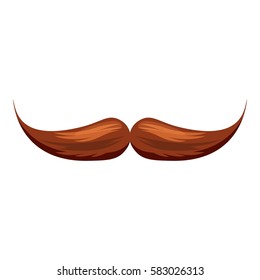Moustache icon. Cartoon illustration of moustache vector icon for web
