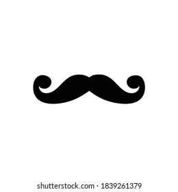 moustache icon graphic design vector