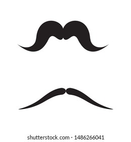 Moustache icon illustration design template