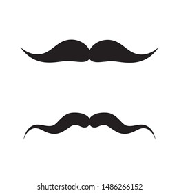 Moustache icon illustration design template