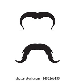 Moustache icon illustration design template