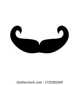 moustache icon or logo isolated sign symbol vector illustration - high quality black style vector icons

