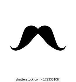 moustache icon or logo isolated sign symbol vector illustration - high quality black style vector icons
