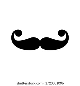 moustache icon or logo isolated sign symbol vector illustration - high quality black style vector icons

