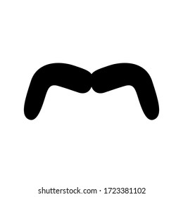 moustache icon or logo isolated sign symbol vector illustration - high quality black style vector icons
