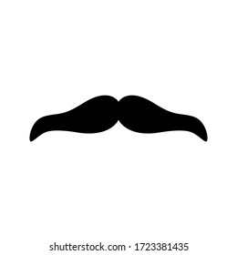 moustache icon or logo isolated sign symbol vector illustration - high quality black style vector icons
