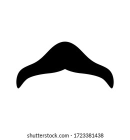 moustache icon or logo isolated sign symbol vector illustration - high quality black style vector icons
