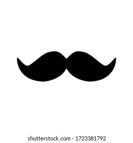 moustache icon or logo isolated sign symbol vector illustration - high quality black style vector icons
