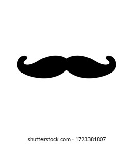 moustache icon or logo isolated sign symbol vector illustration - high quality black style vector icons
