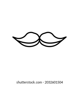 moustache icon logo symbol illustration