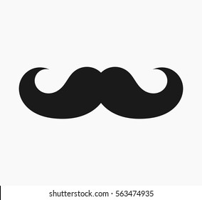 Moustache icon. Vector illustration