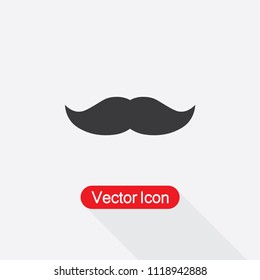 Moustache Icon Vector Illustration Eps10