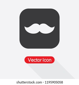 Moustache Icon Vector Illustration Eps10