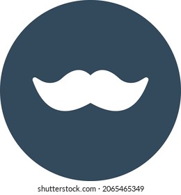 Moustache Isolated Vector Icon Which Can Stock Vector (Royalty Free ...