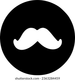Moustache line icon, outline vector sign, linear style pictogram sign, symbol, vector, art