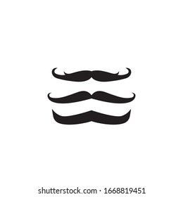 Symbol für die Vektorillustration des Mustache-Logos 