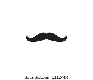 moustache logo vector
