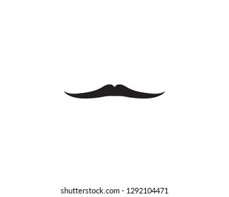 moustache logo vector
