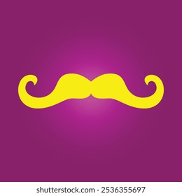 Moustache trendy artwork charming abstract vector illustration colorful applicable design.eps