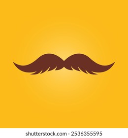 Moustache trendy artwork good abstract vector illustration colorful applicable design.eps