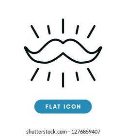 Moustache vector icon