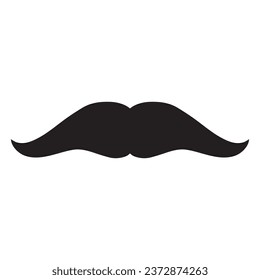 Moustache Vector icon logo element 