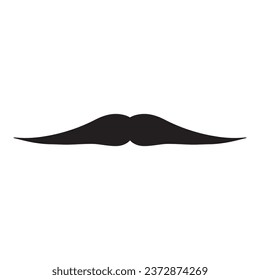 Moustache Vector icon logo element 