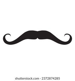 Moustache Vector icon logo element 