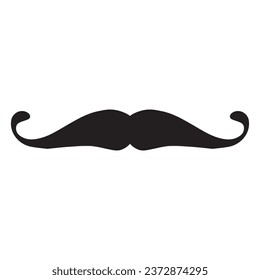 Moustache Vector icon logo element 
