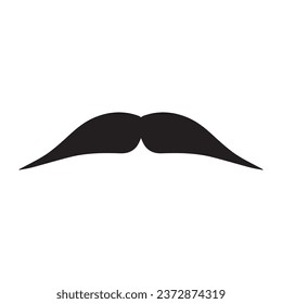 Moustache Vector icon logo element 