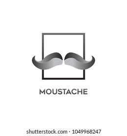 moustache vector logo
